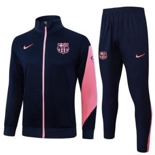 Chándal FC Barcelona 2025/26 -Dark blue with Pink (Cremallera larga)